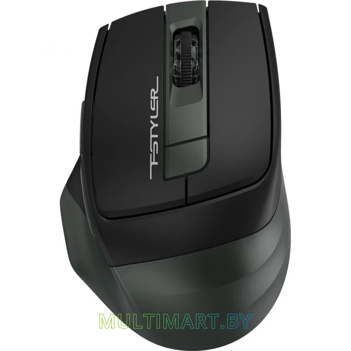 Мышь A4Tech Fstyler FB35 (черный/зелёный)